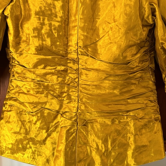 ULLA JOHNSON
Vera Shiny Puff-Sleeve Top. Size XS - Picture 13 of 15